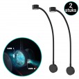 LED Bed lights with flexible arm, dimming function and USB (2 pcs) - BLL1001