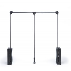 Kleiderlift Luxus schwarz/chrom, Tragkraft 15kg Kleiderlift Luxus schwarz/chrom, Tragkraft 15kg