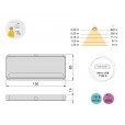 Wiederaufladbare LED-Batterielampe mit Bewegungssensor - BL15065