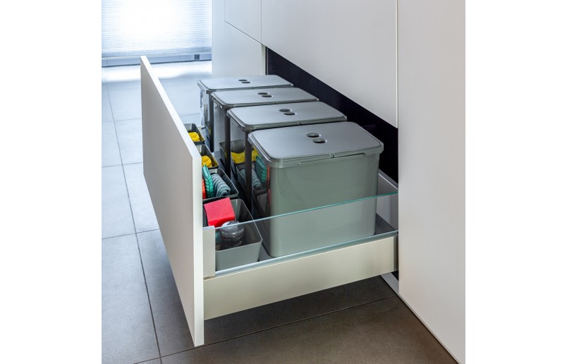 Waste bins - Storage bins for in kitchen drawer 900 mm