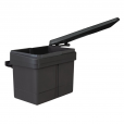Waste bin recessed 15 liters anthracite - AFB15AN