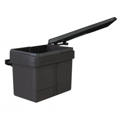 Waste bin recessed 15 liters anthracite