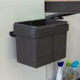 Waste bin recessed 15 liters anthracite - AFB15AN