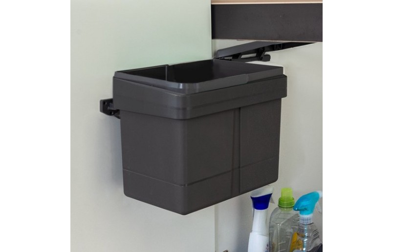 Waste bin recessed 15 liters anthracite - AFB15AN