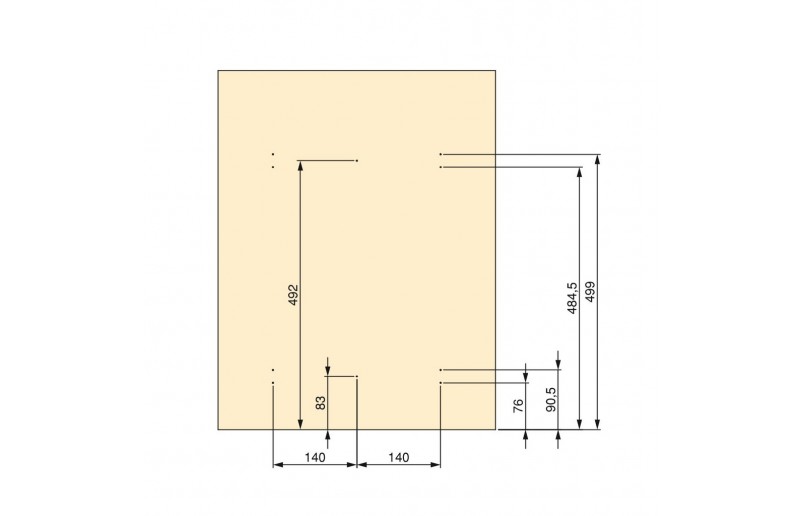 Einbauabfallbehälter 2x35 Liter anthrazit