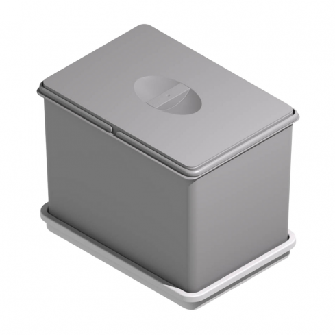 Built-in storage/waste bin 14 liters with base plate