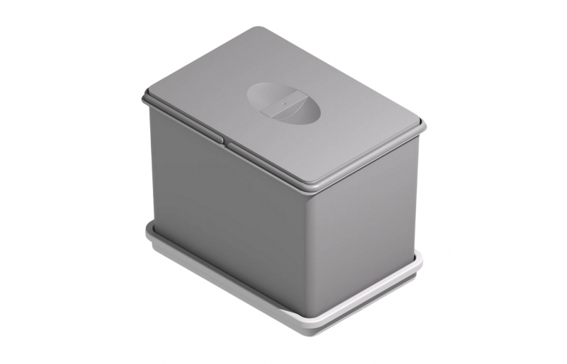 Eingebauter Abfallbehälter 14 Liter mit Bodenplatte - AFB14L
