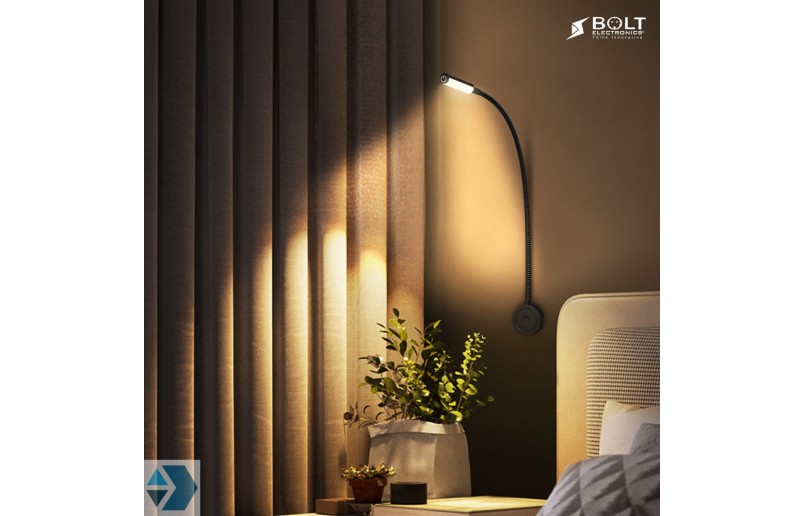 LED Bed reading lights with dual USB port (2 pcs) - BLLIQ2011