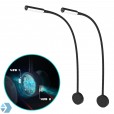 LED Bed reading lights with dual USB port (2 pcs) - BLLIQ2011