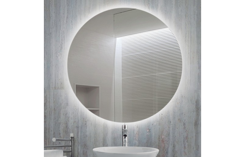 Badezimmerspiegel mit Beleuchtung rund 600 mm - BSP8220
