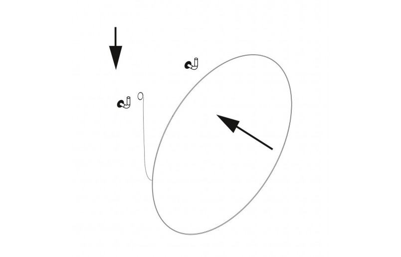 Badezimmerspiegel mit Beleuchtung rund 600 mm - BSP8220
