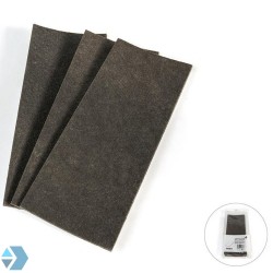Protective felt brown self-adhesive