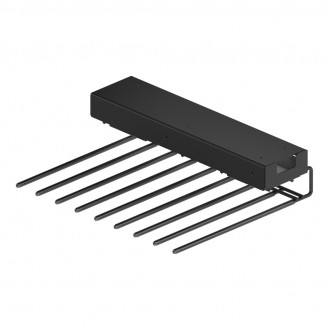 Hosenhalter Exzellent Ausziehbar silber/chrom 9 Hosen 