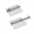 Pull-out trouser rack chrome for 11 pants - BRET11AS