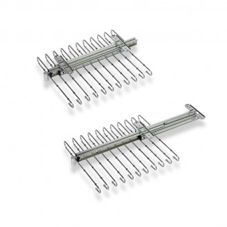 Hosenhalter Ausziehbar chrom 11 Hosen