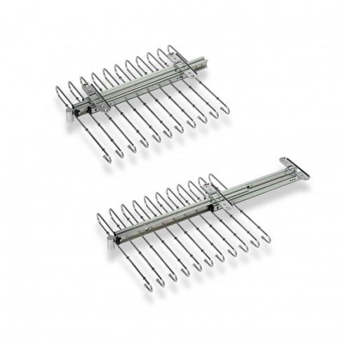 Hosenhalter Ausziehbar chrom 11 Hosen
