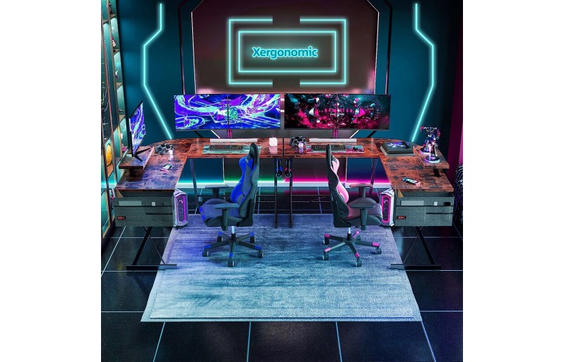 Gaming-tisch Dex vintage look top 