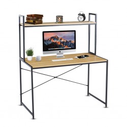 Industrie-Schreibtisch mit Regal 120x60x140 cm