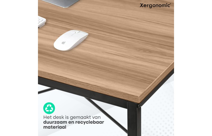 Industrie-Schreibtisch mit Regalen 120x64x72 cm