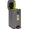 Eko Regent Treteimer 12 Liter Platin