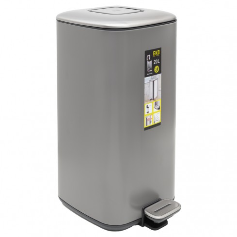 Eko Regent Treteimer 20 Liter Platin