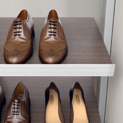 Frontprofile für Schuhregal silber