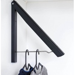 Milano Luxurious folding wardrobe holder/drying rack black