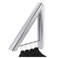Milano Luxurious folding wardrobe holder/drying rack silver - MLUK40S