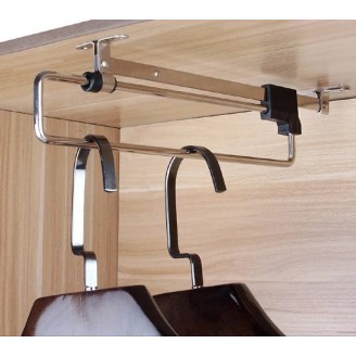 Ausziehbare Kleiderstange Basic Chrom, in 3 Größen Ausziehbare Kleiderstange Basic Chrom, in 3 Größen