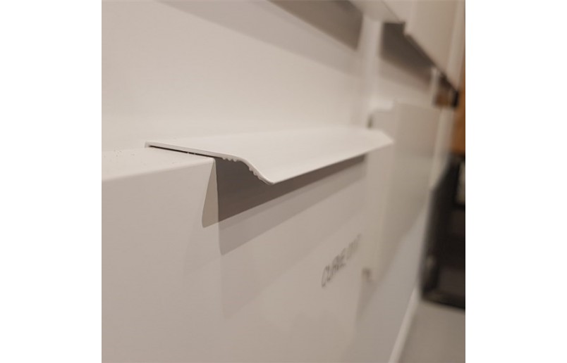 Handgriff Curve alu weiß 200 mm - GRE7050