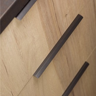 Handgriff Curve alu schwarz 200 mmm