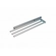 Ausziehbarer Handtuchhalter aus Aluminium Ausziehbarer Handtuchhalter Aluminium 465 mm mit 2 oder 3 Armen - HDD440/3