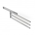 Ausziehbarer Handtuchhalter aus Aluminium Ausziehbarer Handtuchhalter Aluminium 465 mm mit 2 oder 3 Armen - HDD440/3