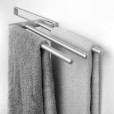 Ausziehbarer Handtuchhalter aus Aluminium Ausziehbarer Handtuchhalter Aluminium 465 mm mit 2 oder 3 Armen - HDD440/3