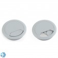 Kabeldurchführung weiß ø 60mm Kabeldurchführung weiß|schwarz | silber 60mm - KDV