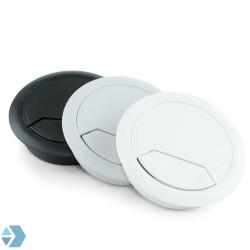 Kabeldurchführung weiß|schwarz | silber 60mm Kabeldurchführung weiß|schwarz | silber 60mm