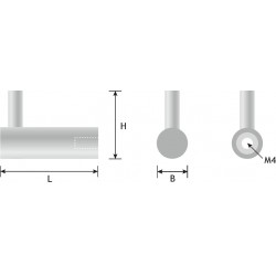 Handtuchhaken - Garderobenständer Alver weiß