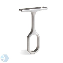 Cabinet tube / rod center support oval