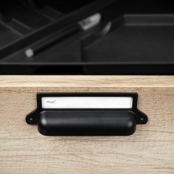 Handle Accra matte black 131 mm