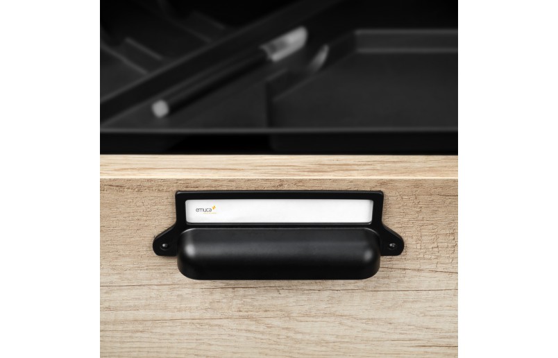 Handle Accra matte black 131 mm - GRE8014