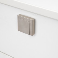 Knopf Burton nickel 40 mm