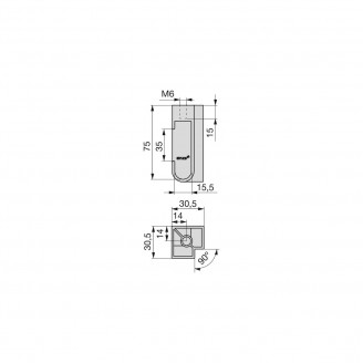 Schrankrohr Stangeneckenhalter schwarz Regalbefestigung Schrankrohr Stangeneckenhalter schwarz Regalbefestigung