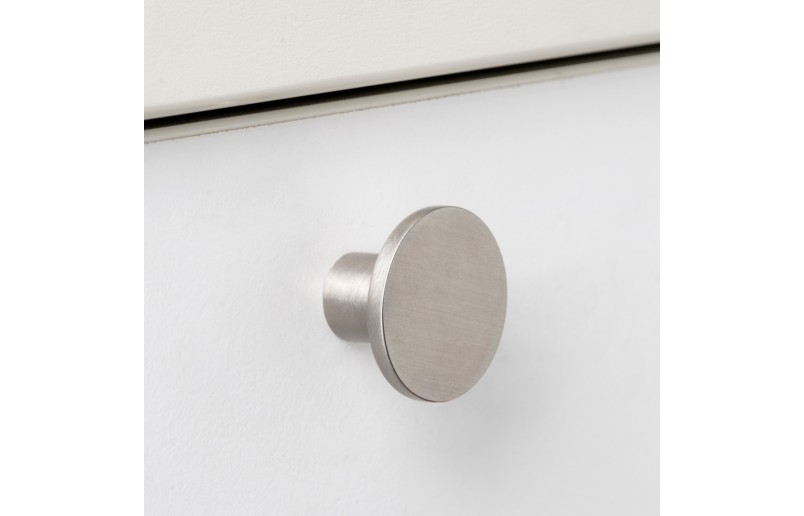 Kabinettknopf Bukarest nickel 26 mm