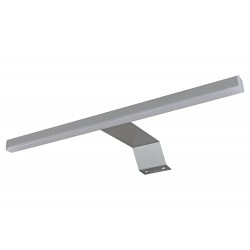 Ultraflache Anbauleuchte für Schränke und Möbel, Farbe Silber im Set