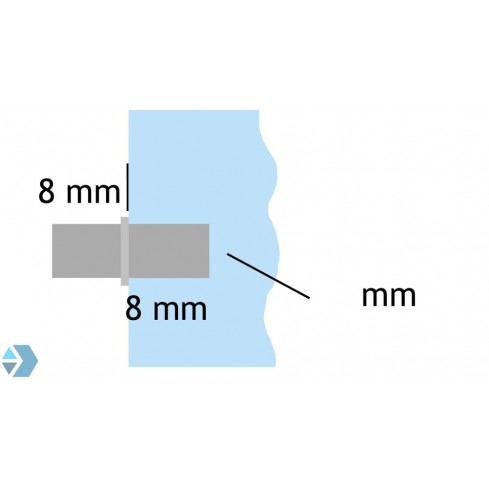Regalhalter schwarz lackiert 5mm Regalhalter schwarz lackiert 5mm