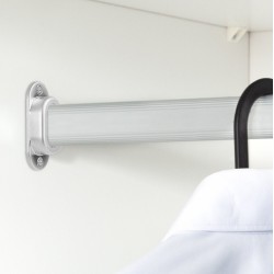 Aluminium-Rutenhalter, geschlossenes Modell Aluminium-Rutenhalter, geschlossenes Modell