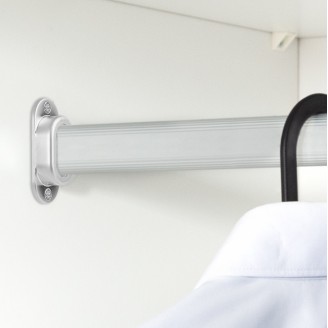 Aluminium-Rutenhalter, geschlossenes Modell Aluminium-Rutenhalter, geschlossenes Modell