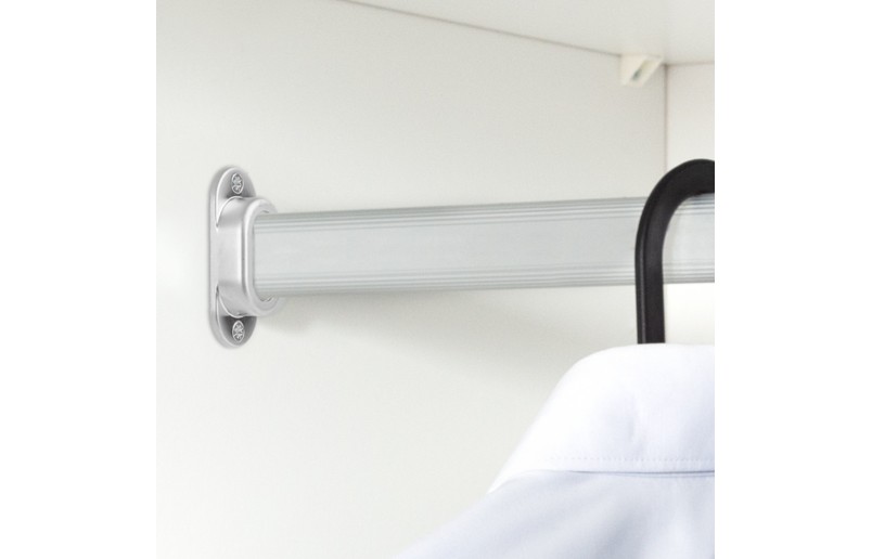 Aluminium-Rutenhalter, geschlossenes Modell Aluminium-Rutenhalter, geschlossenes Modell