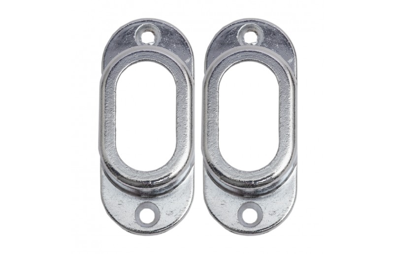 Kabinett Rutenhalter Chrom geschlossenes Modell Kabinett Rutenhalter Chrom geschlossenes Modell