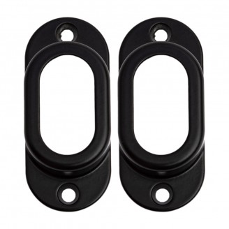 Kleiderstangenhalter schwarz geschlossenes Modell Kleiderstangenhalter schwarz geschlossenes Modell